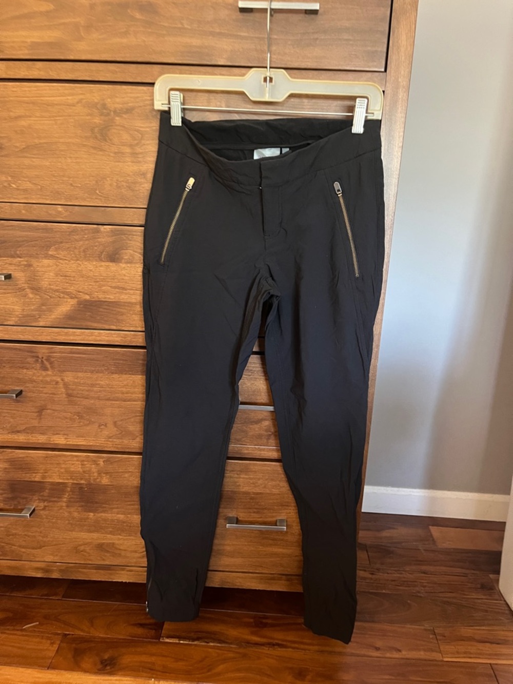 Athleta Black Zip-Pocket Performance Joggers